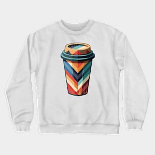 Geometric Coffee Crewneck Sweatshirt